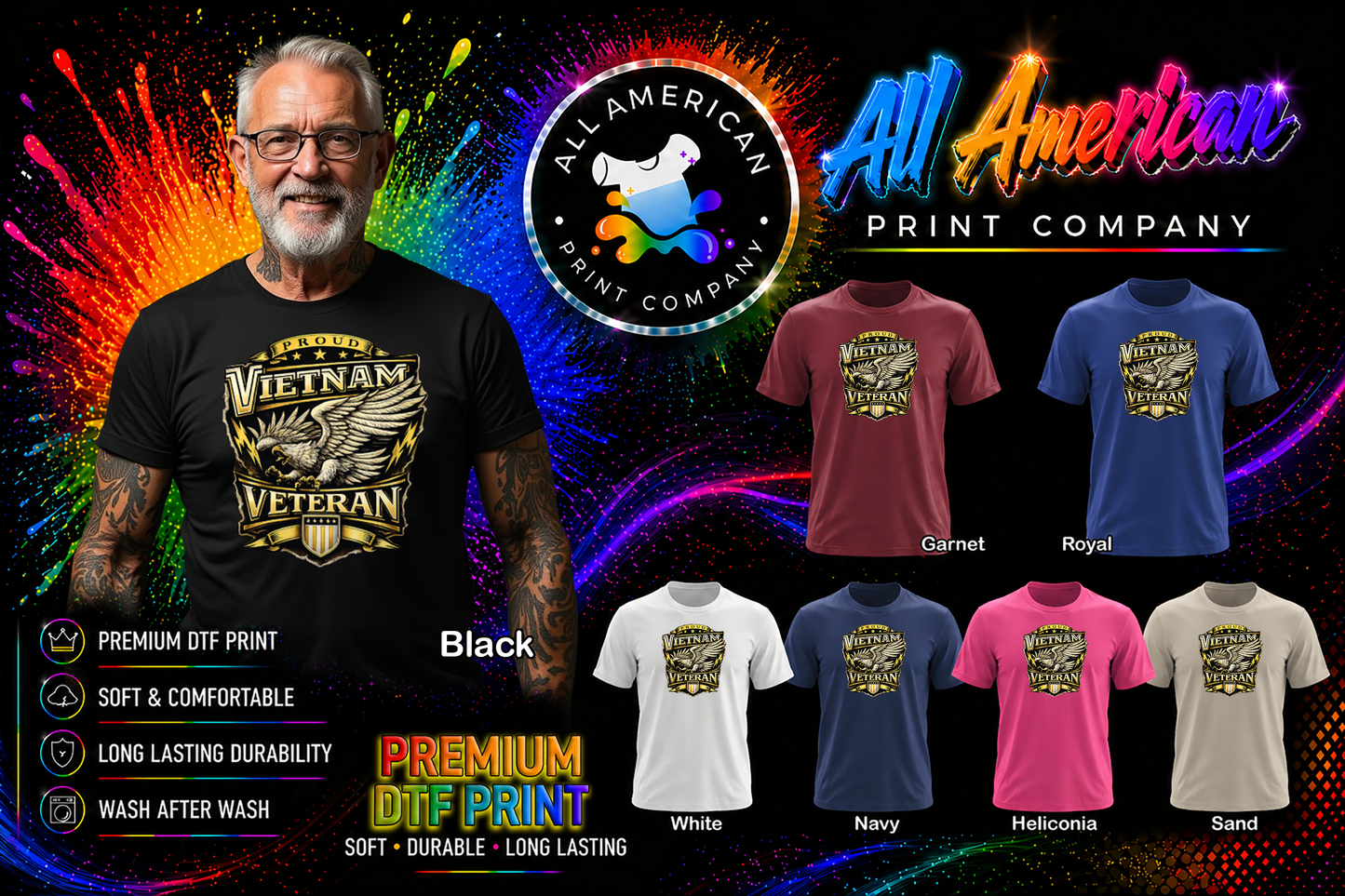 T-Shirt - Vietnam Veteran