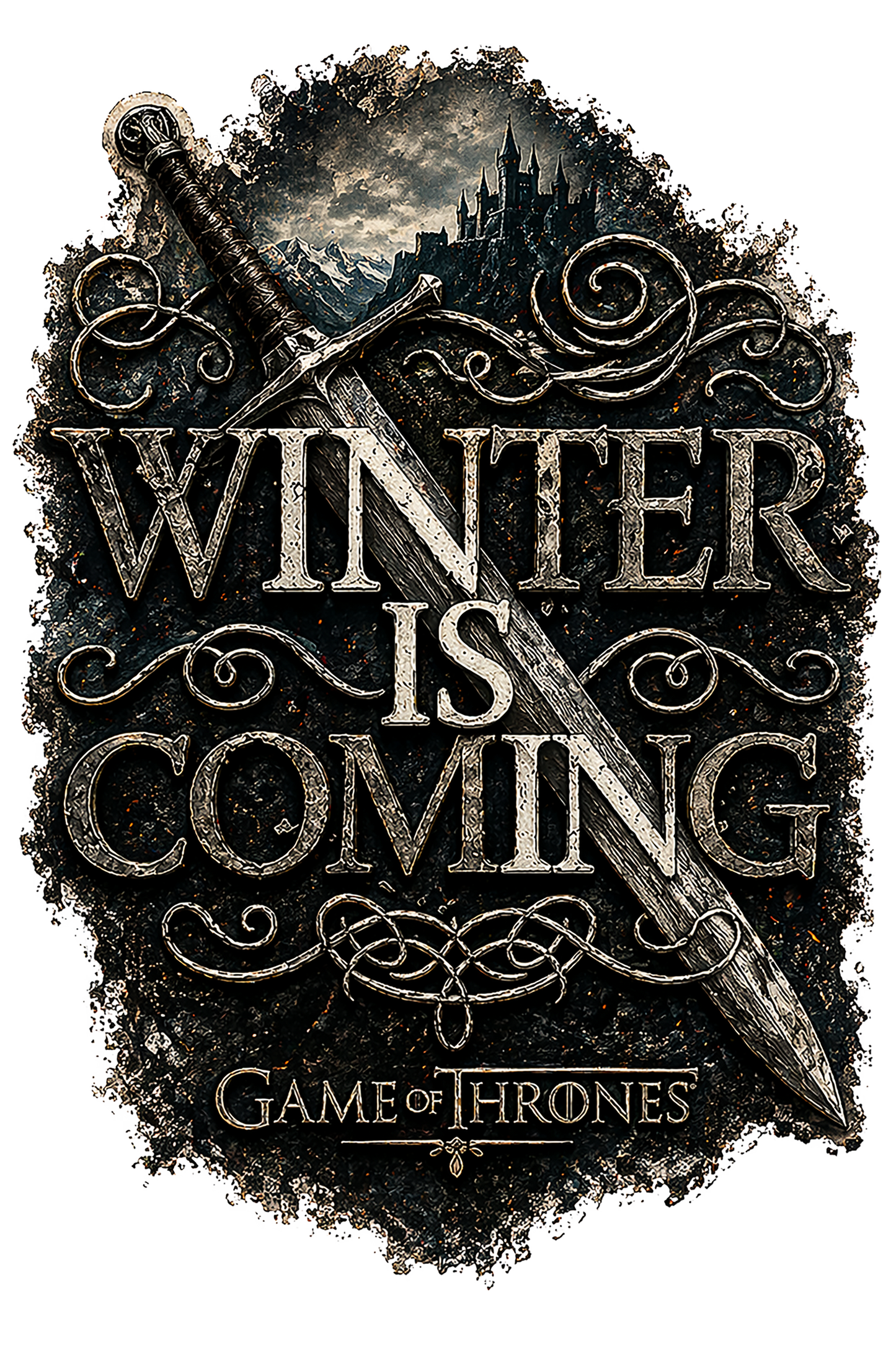 T-Shirt - Game of Thrones - Winter Is Coming
