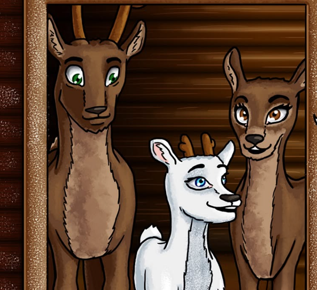 SnowDeer and Plum Puddin' from Randy Plummer's original Snowdeer Christmas Story