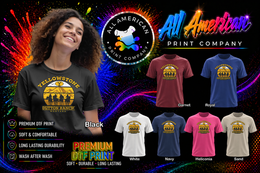 T-Shirt - Yellowstone - Sunset